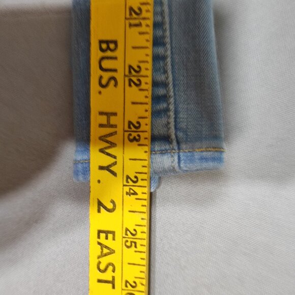 Levi's 311 jeans women's size 27 denim blue colour shaping skinny crop - Picture 12 of 14